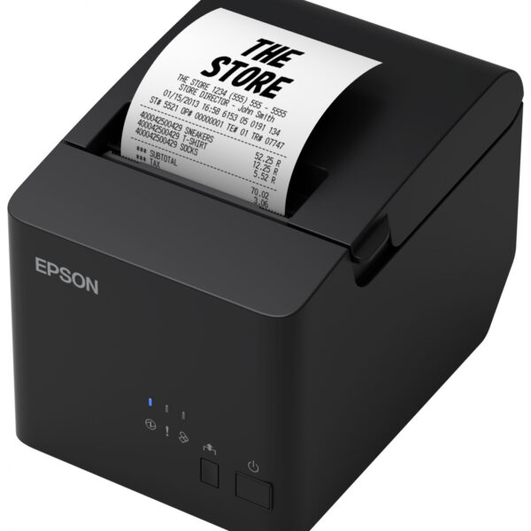 Imprimante thermique EPSON TM-T20X-051 avec connectivité USB et série Titre Image 1 : EPSON TM-T20X-051 - Imprimante thermique fiable et performante