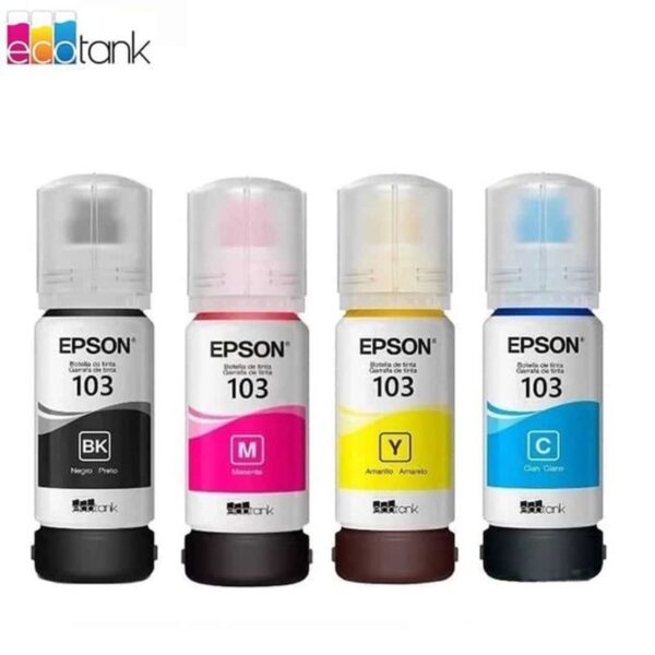 Bouteille d'encre Epson 103 ECOTANK – Vue de côté.