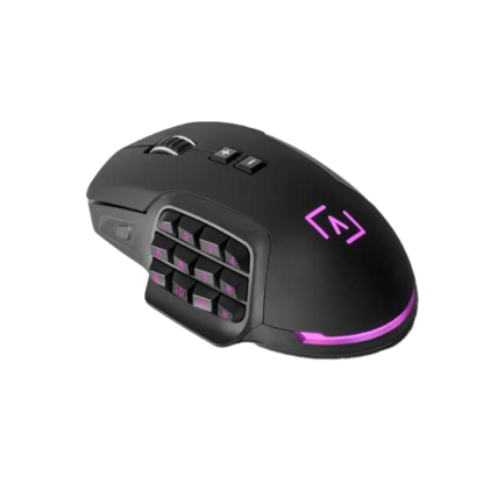 Souris gamer AIM KEYWIN X-6 2400DPI avec design ergonomique et capteur optique.