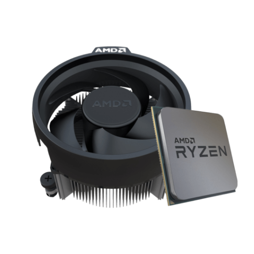 Processeur AMD Ryzen 3 3200G MPK Tray avec ventilateur de refroidissement, idéal pour des performances gaming et multitâches.