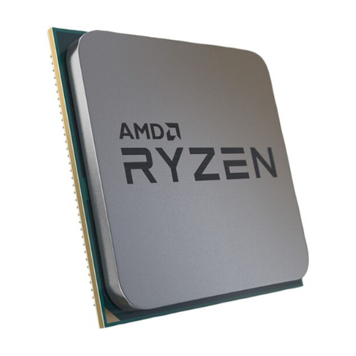 Vue avant du processeur AMD Ryzen 5 3600 Tray, conçu pour le gaming et la création.