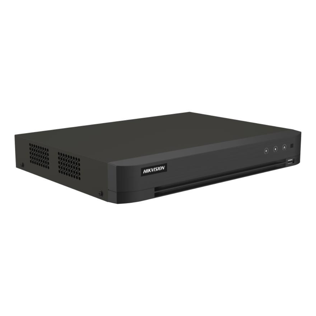 Panneau arrière du DVR HIKVISION iDS-7216HQHI-M1/XT – Connectiques pour caméras et stockage