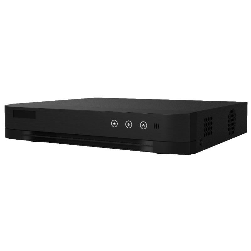 HIKVISION DVR DS-7216HGHI-M1(C) vue frontale avec ports HDMI et VGA.