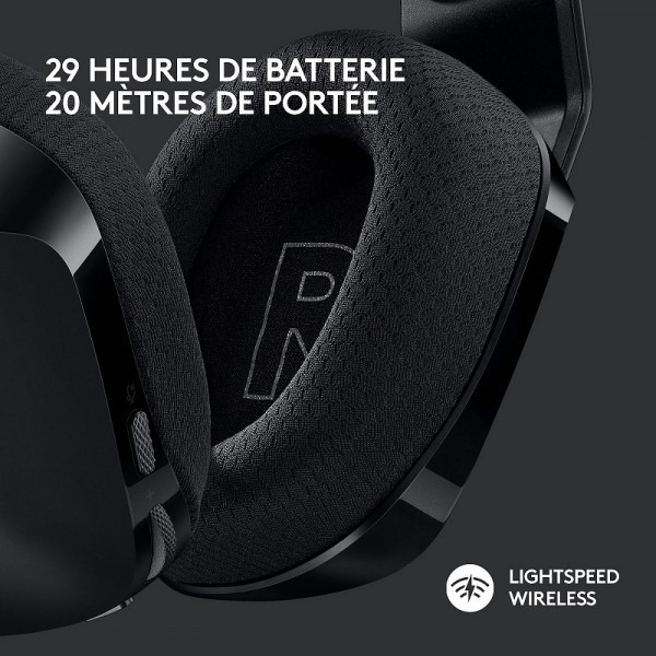 Casque gaming sans fil Logitech G733 Lightspeed Black