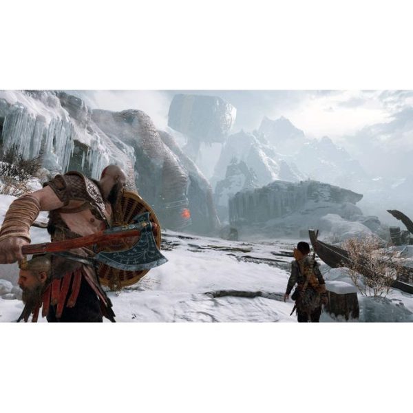 Un paysage nordique majestueux dans God of War PS4.