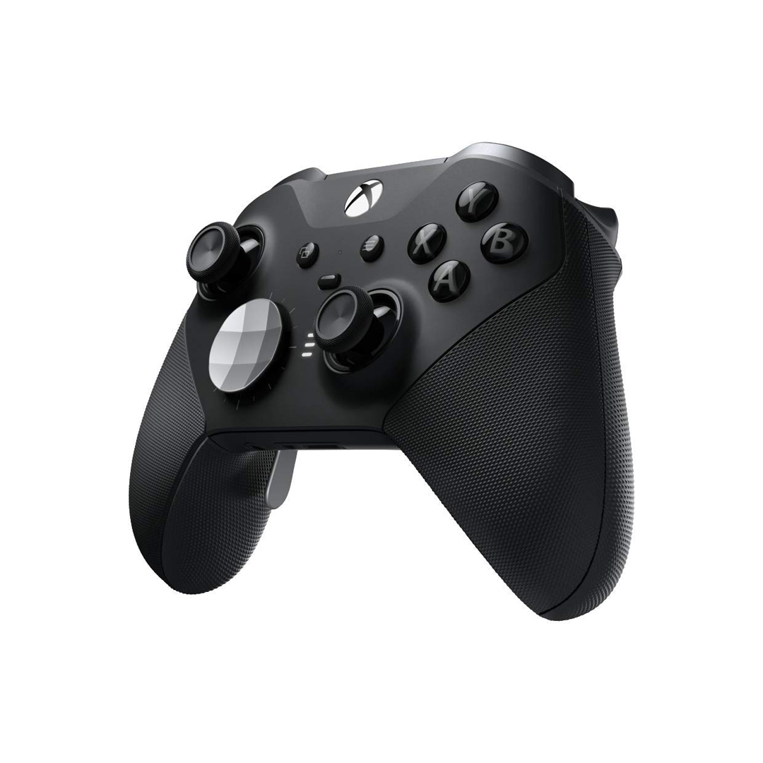 Xbox Elite Series 2 - Vue arrière avec poignées ergonomiques.