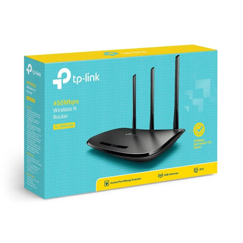 TP-Link TL-WR940N Routeur WiFi N 450 Mbps, Routeur