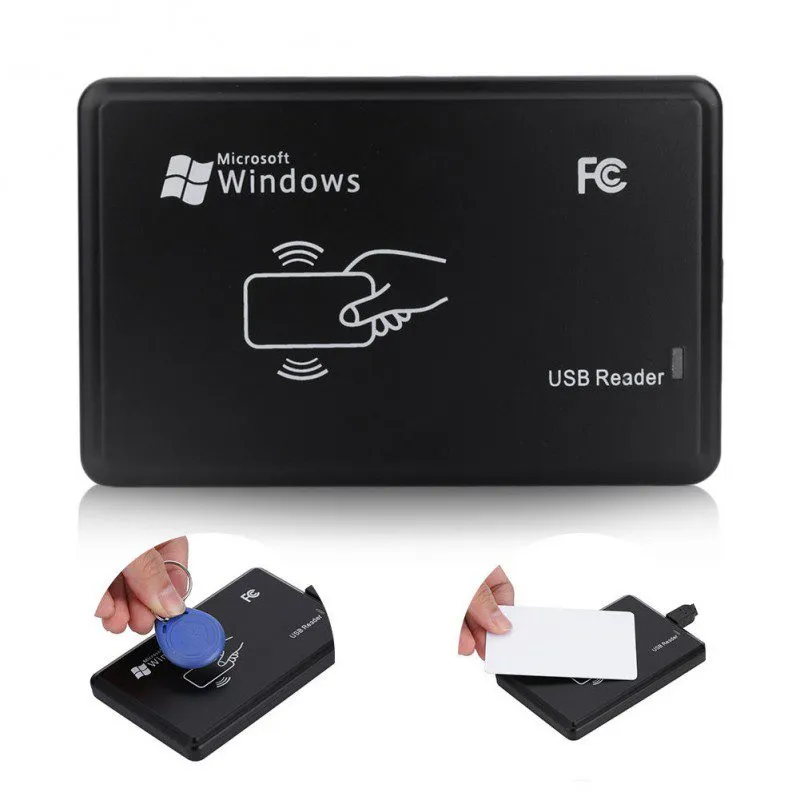 125KHz USB RFID badge reader - lecteur de badge controle d'acces - Lecteur de badges RFID
