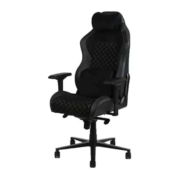 Chaise Gamer avec Dossier Réglable et Coussin Lombaire