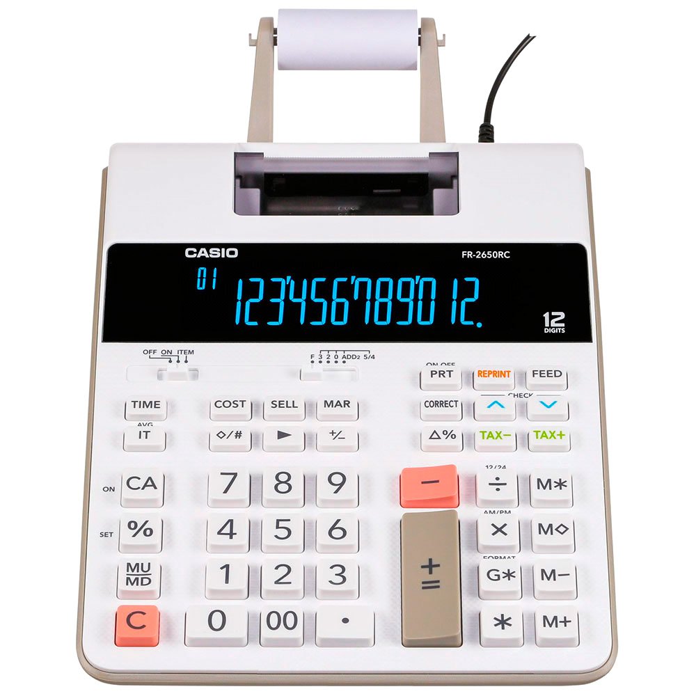 30032 - Calculatrice imprimante, Impression bicolore, TAXE