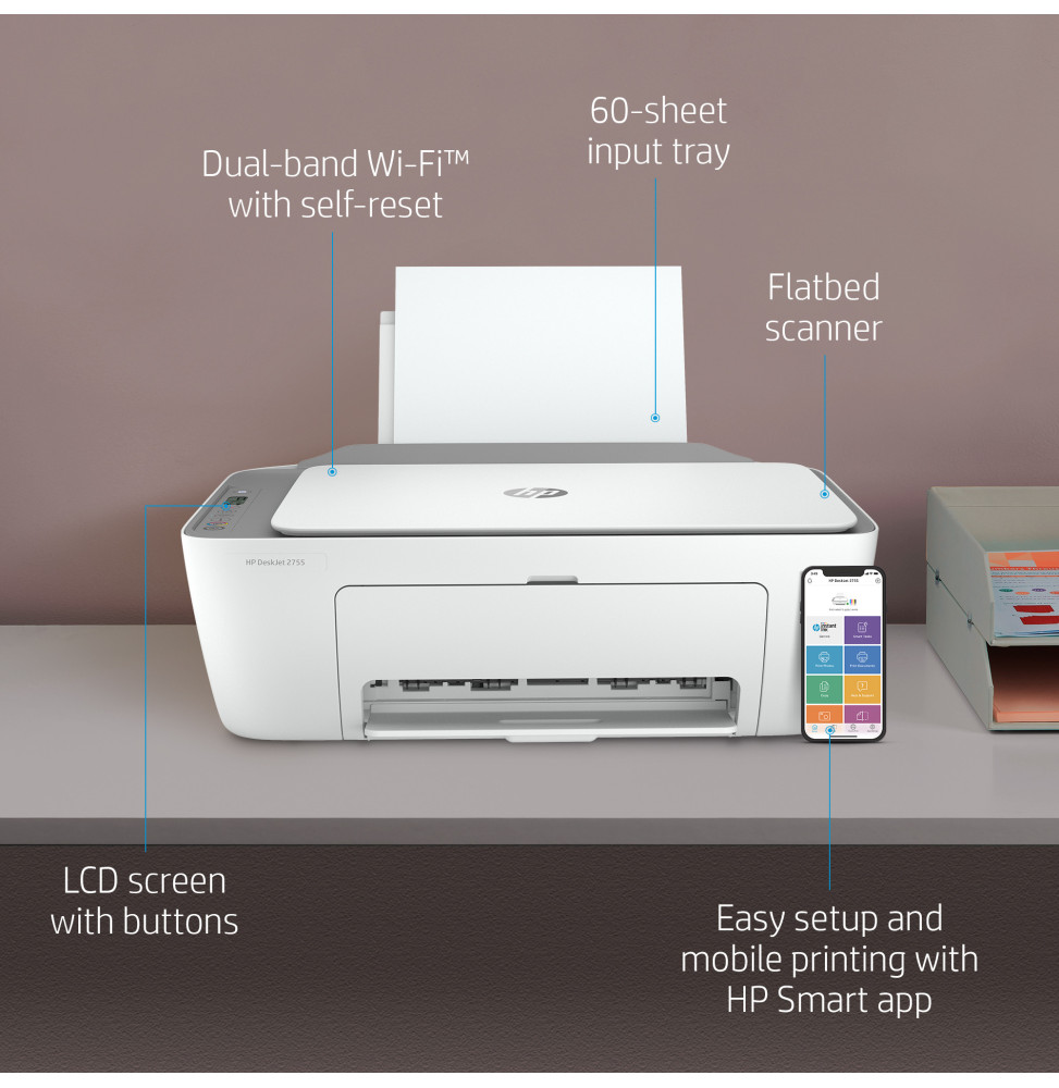 Imprimantes jet d'encre, HP Deskjet 2320 All-in-One - imprimante