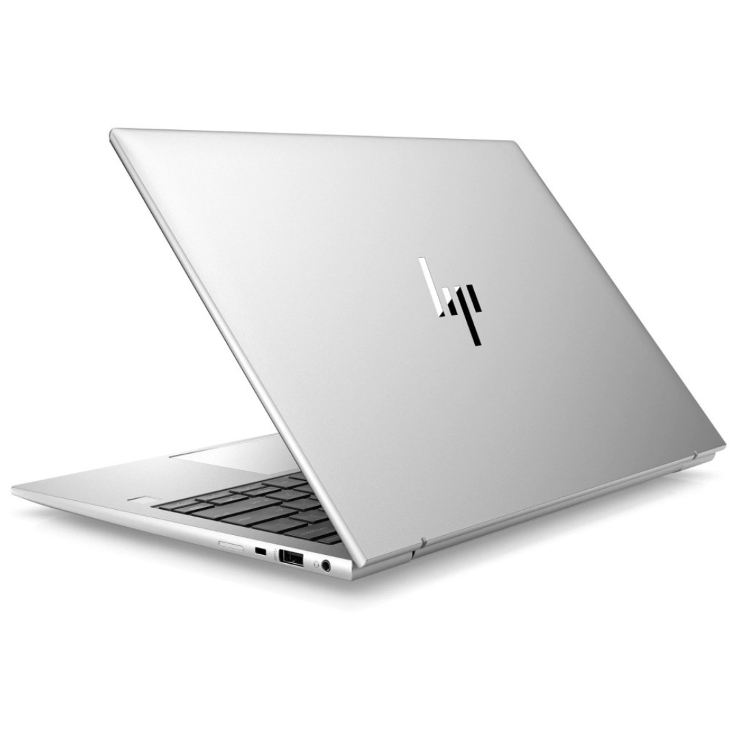 Profil latéral du HP EliteBook 830 G9 montrant sa finesse et son châssis en aluminium