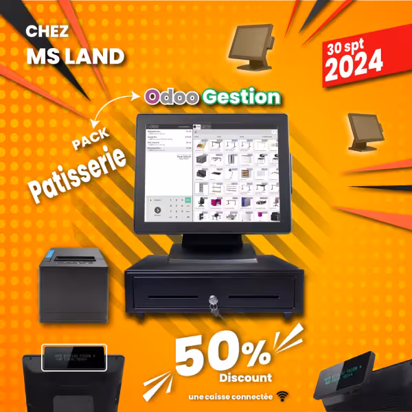 Gestion des commandes en pâtisserie via une caisse tactile.