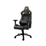 chaise gamer maroc black avec support lombaire réglable