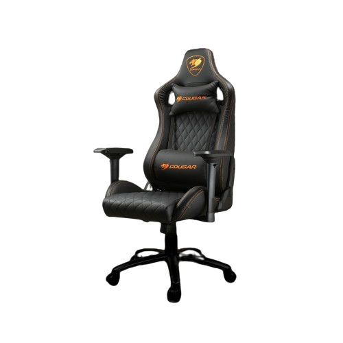 chaise gamer maroc black avec support lombaire réglable