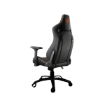 chaise gamer maroc blanche et noire avec coussins ergonomiques et base robuste