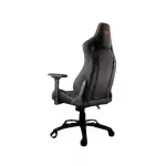 chaise gamer maroc blanche et noire avec coussins ergonomiques et base robuste