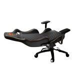 Chaise gamer maroc verte avec repose-tête intégré et design épuré