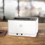 Imprimante HP LaserJet 150nw, idéale pour les petits bureaux, en couleur.