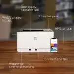 Imprimante laser couleur HP 150nw, connectivité Wi-Fi, modèle 4ZB95A.