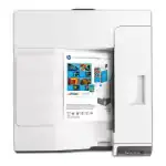 Détail du panneau de commande et des boutons de l'imprimante HP Color LaserJet CP5225n