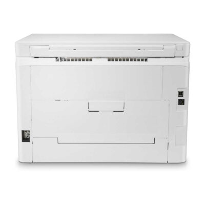 Imprimante HP LaserJet Pro M182n multifonction avec connectivité mobile.