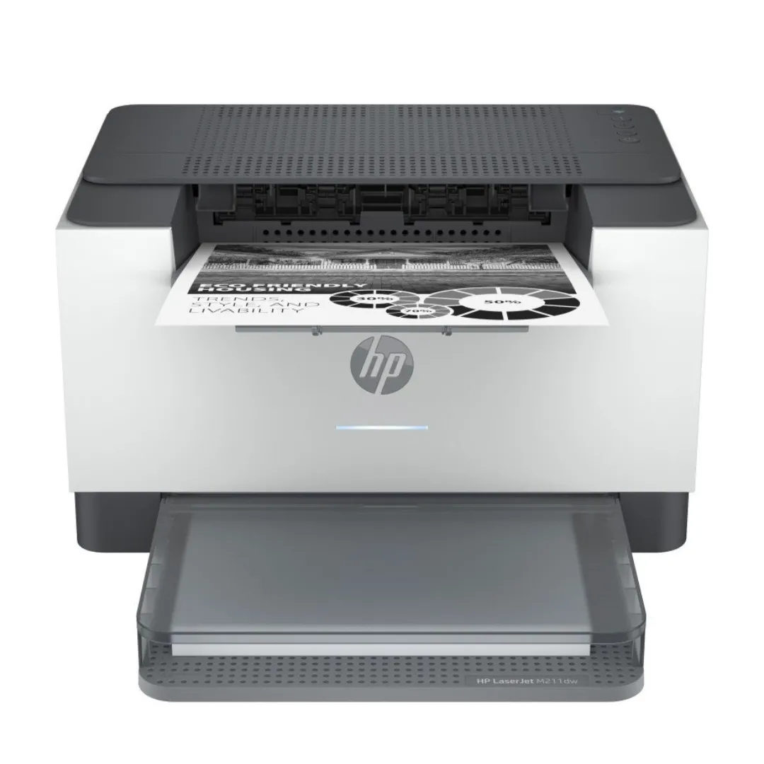 Imprimante HP LaserJet M211dw pour des impressions de qualité Imprimante HP LaserJet M211dw vue avant avec connexion sans fil