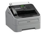 Vue latérale du Brother FAX-2845 avec son bac papier de grande capacité pour 250 feuilles.