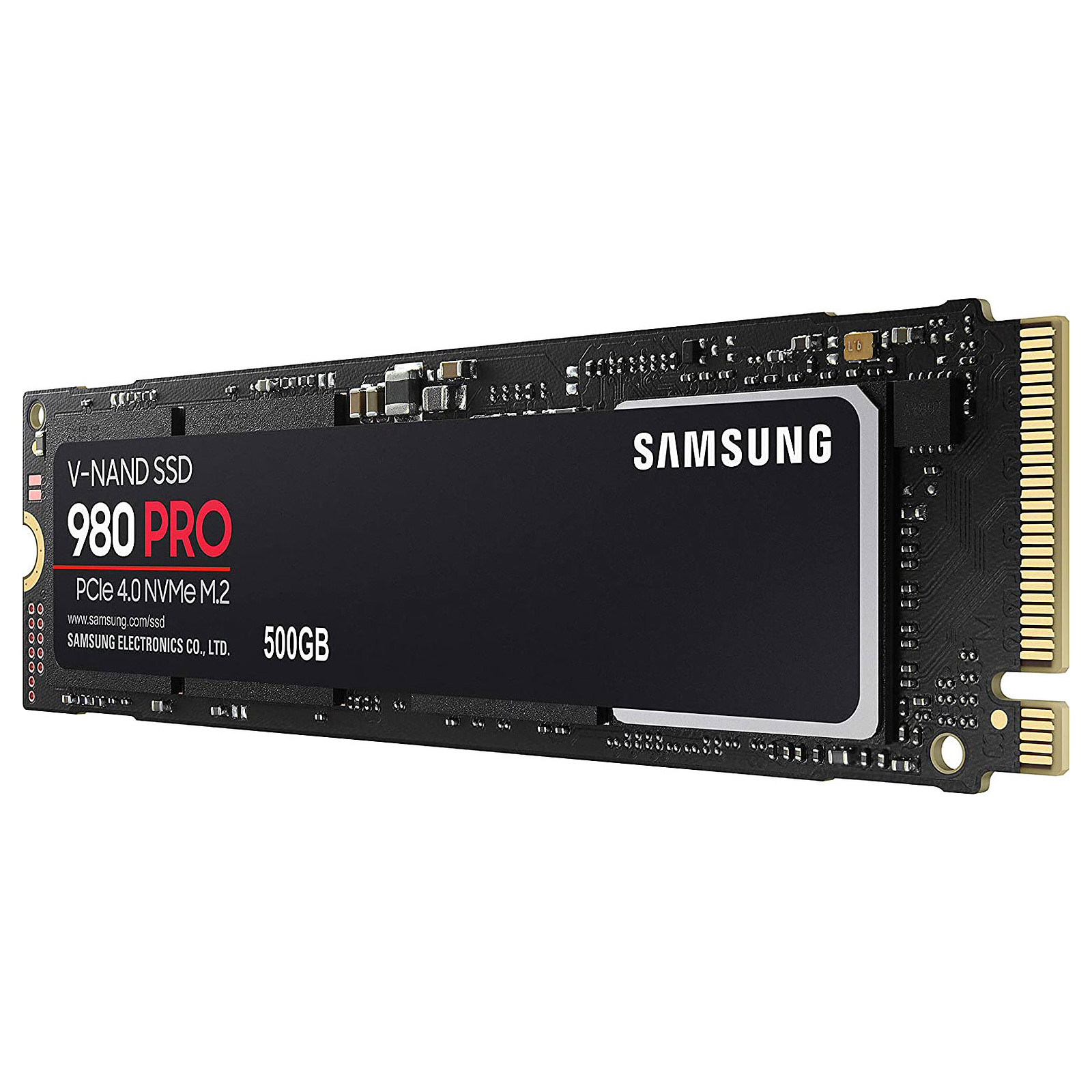 Emballage du disque dur Samsung SSD 980 PRO 500 Go.