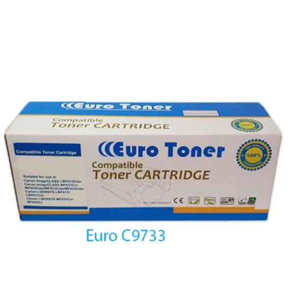 Toner compatible HP EURO C9733A couleur cyan pour imprimante HP