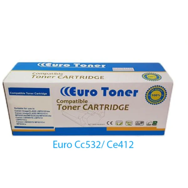 EURO TONER CC532A JAUNE COMPATIBLE HP – Haute qualité d'impression