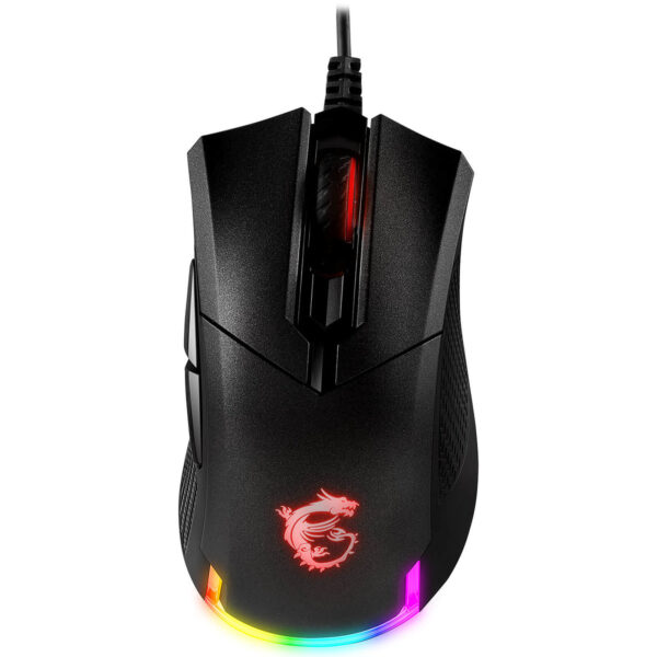 Souris gaming MSI Clutch GM50 avec rétro-éclairage RGB.