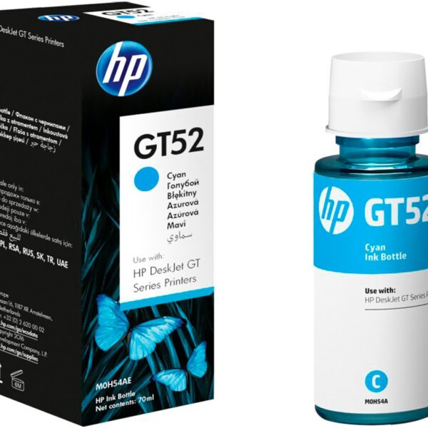 HP GT52 Cyan 70ml – Compatible avec les imprimantes HP GT