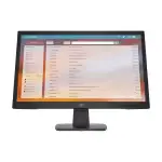 Vue latérale de l'écran HP P22V G4 de 22″ avec un design minimaliste et moderne.
