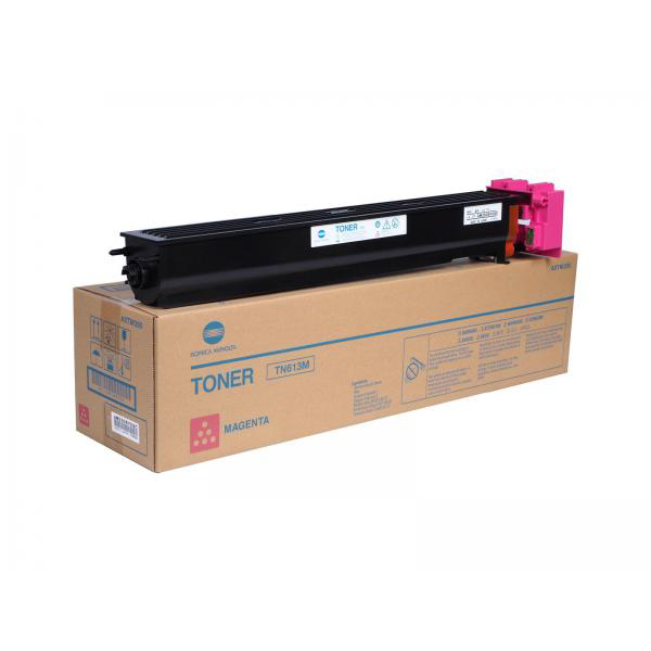 Cartouche de toner magenta Konica Minolta TN613 pour impression professionnelle