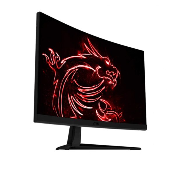 Moniteur MSI OPTIX G24C6 affichant un jeu ultra-fluide en 144Hz et Full HD