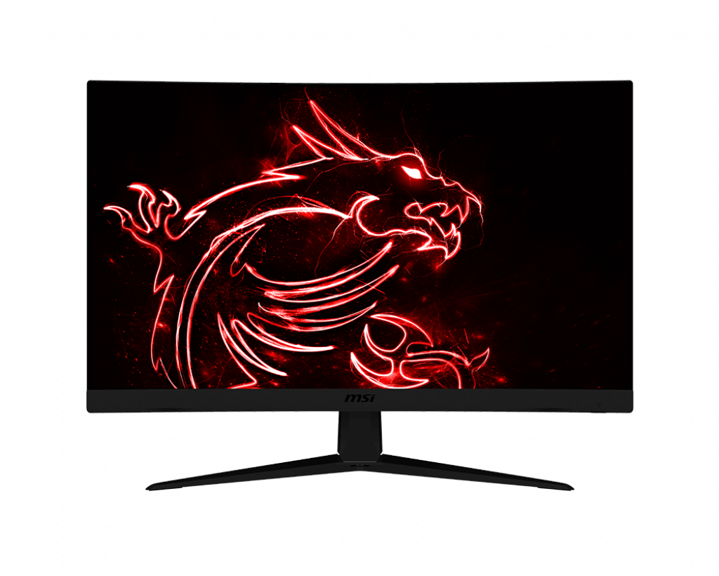 Vue arrière du MSI OPTIX G24C6 avec ports HDMI et DisplayPort pour une connectivité optimale