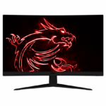 Vue arrière du MSI OPTIX G24C6 avec ports HDMI et DisplayPort pour une connectivité optimale