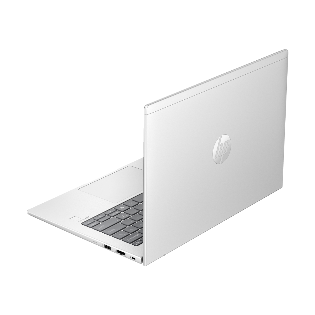 Vue arrière du HP ProBook 440 G11 Ultra montrant sa légèreté et son design fin.