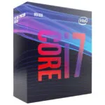 Vue avant du processeur Intel Core i7-9700