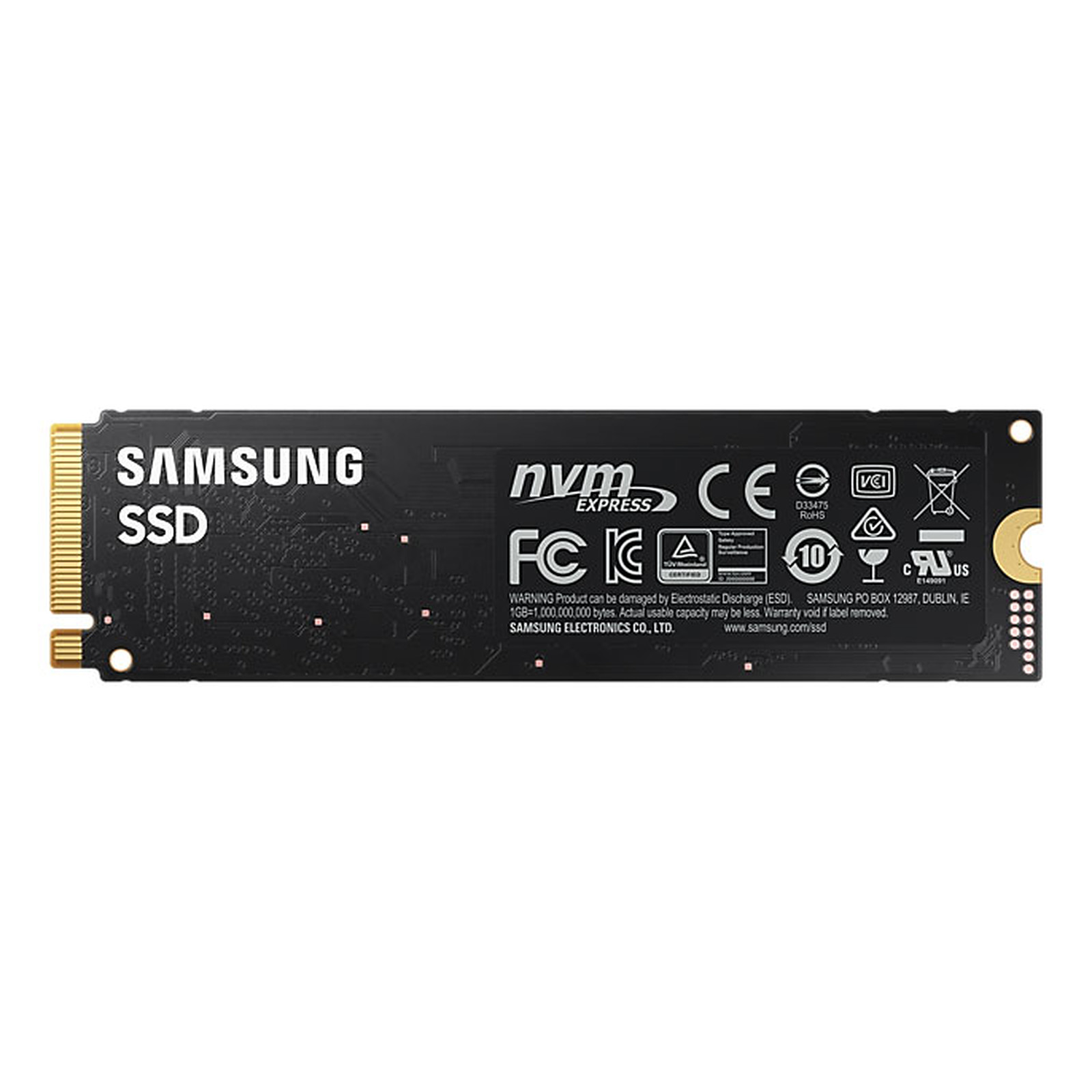 Installation du SSD Samsung 980 dans un PC portable.