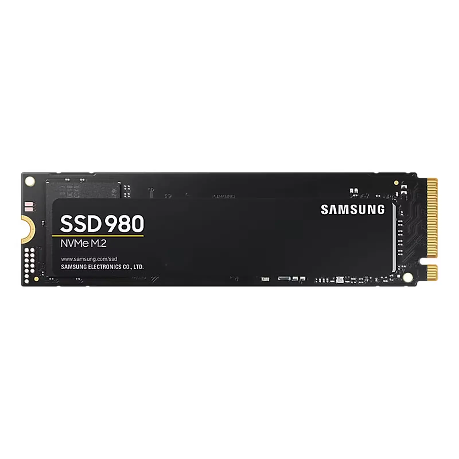 Samsung SSD 980 M.2 vue de dessus, format compact