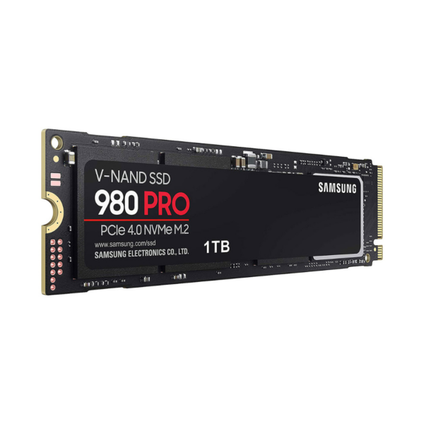 Gros plan du SSD 980 PRO avec marquages PCIe 4.0