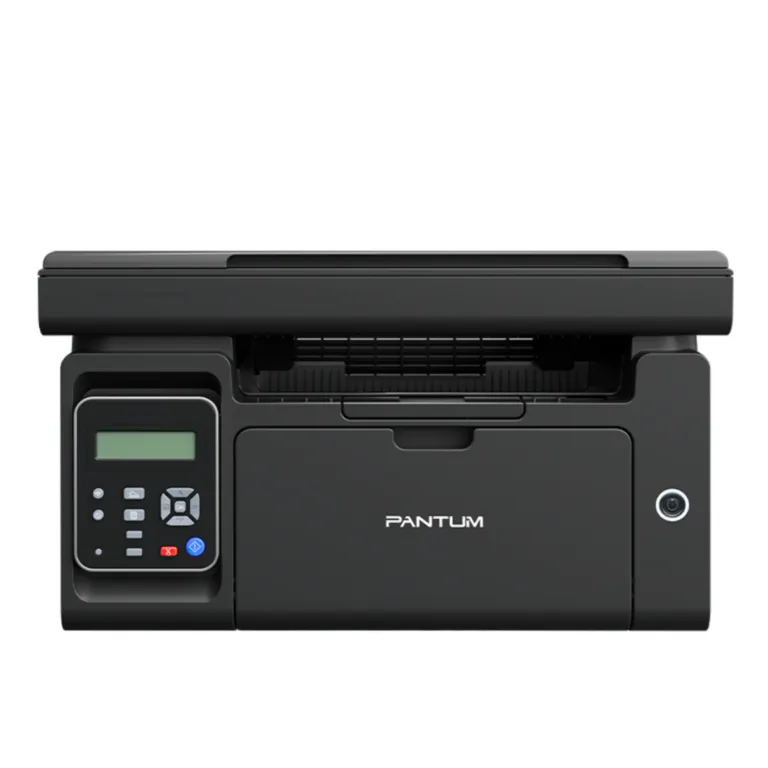 Imprimante Laser M6500nw connectée via Wi-Fi sur un bureau moderne.