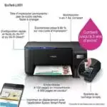 Imprimante Epson Ecotank L3251 avec réservoirs rechargeables et Wi-Fi