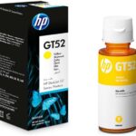 Bouteille d'encre HP GT52 Jaune – 70ml pour imprimante