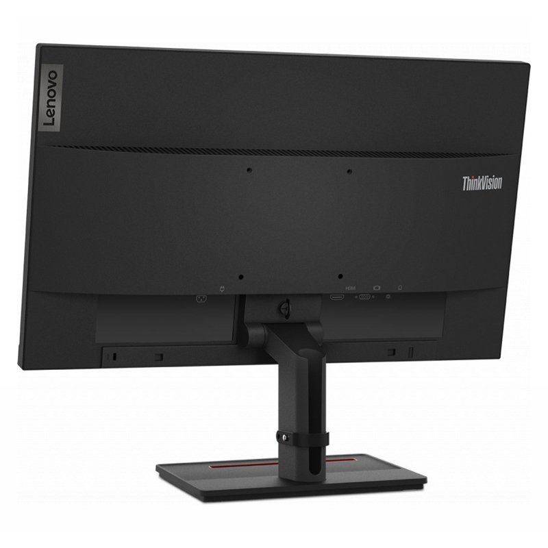 Écran Lenovo ThinkVision S22e-20 avec design moderne et bordure fine