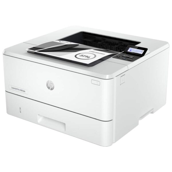 HP LaserJet Pro 4003dn Monochrome – Vue avant de l’imprimante