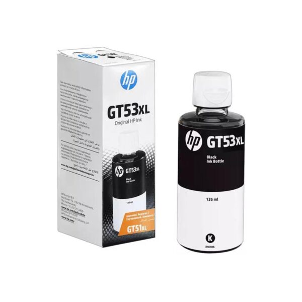 Bouteille d’encre HP GT53XL Noir 135ml