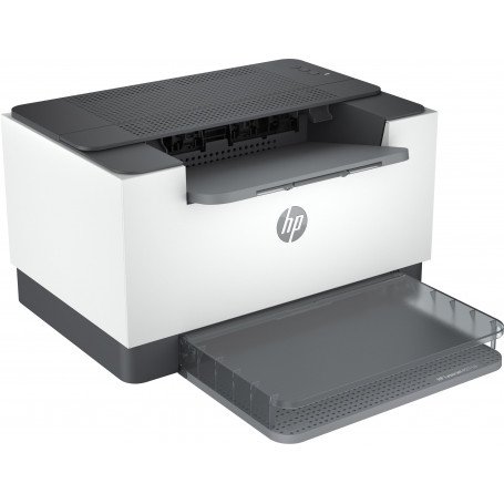 Vue avant de l'imprimante LaserJet HP M211d avec design compact.